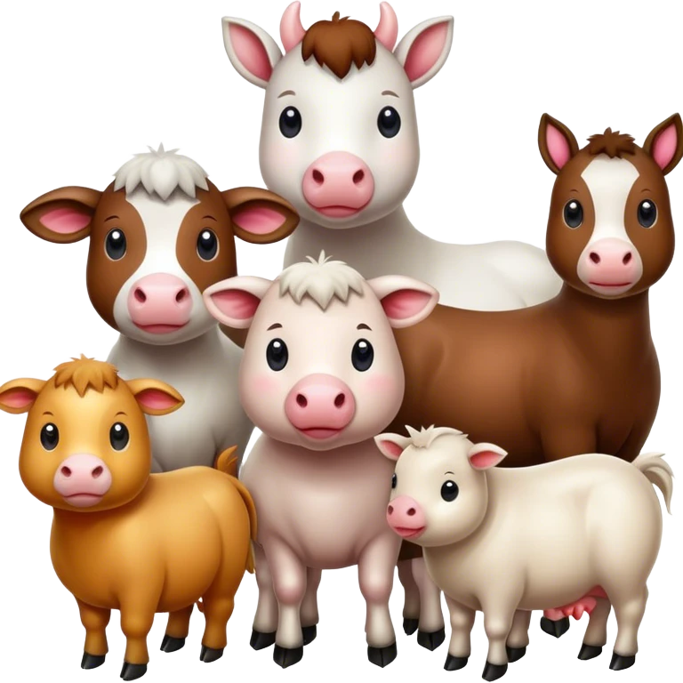 farm animals emoji
