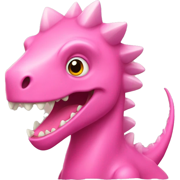 Pink dinosaurs emoji