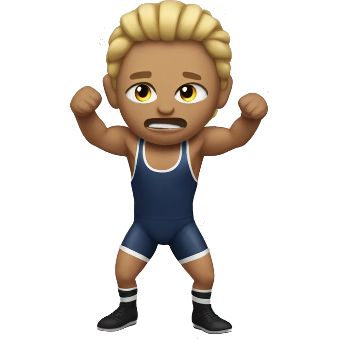 Wrestler slam emoji
