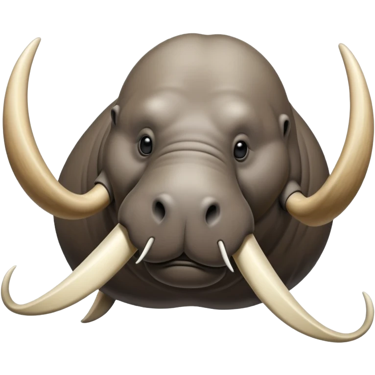 walrus with tusks emoji