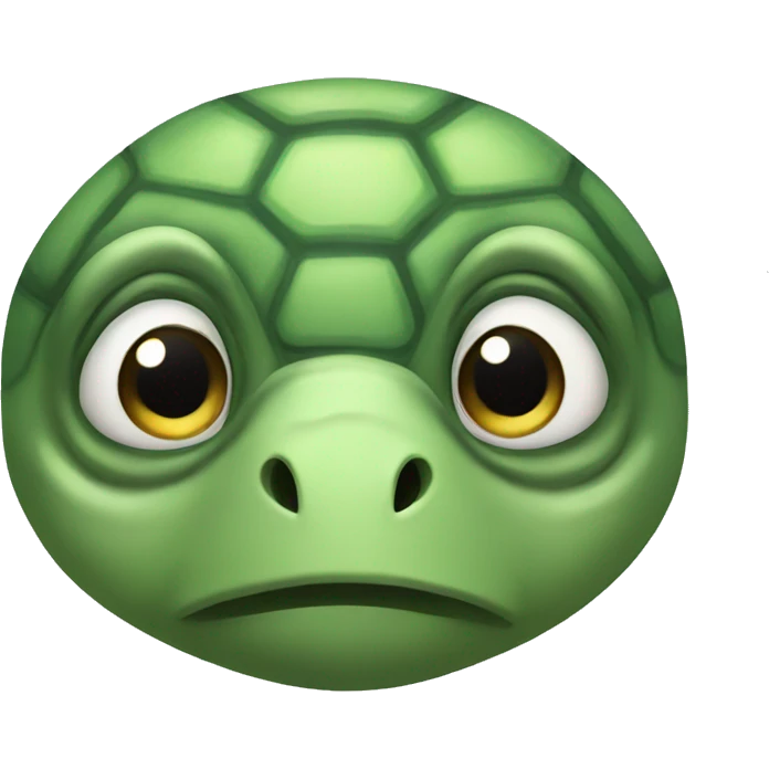 Very Sad sea turtle  emoji