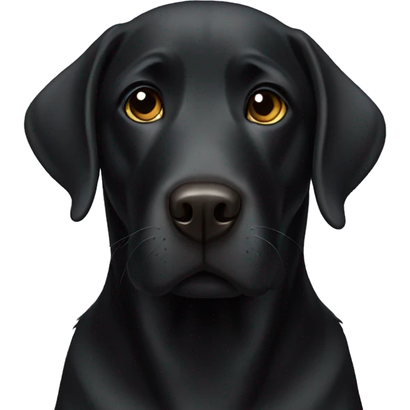 Black Labrador emoji