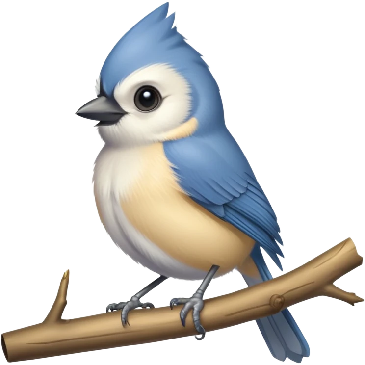 Blue titmouse emoji