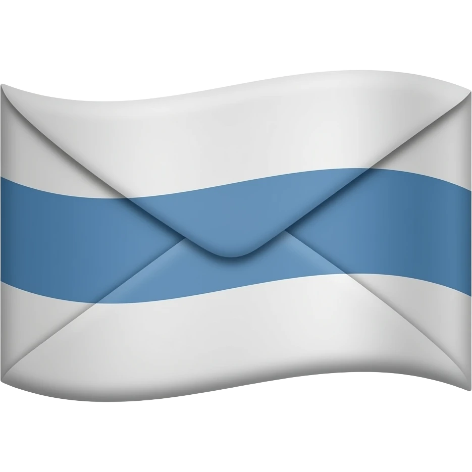 flag with Envelope emoji