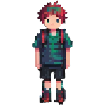 Boy standing alone in the rain, raindrops falling emoji