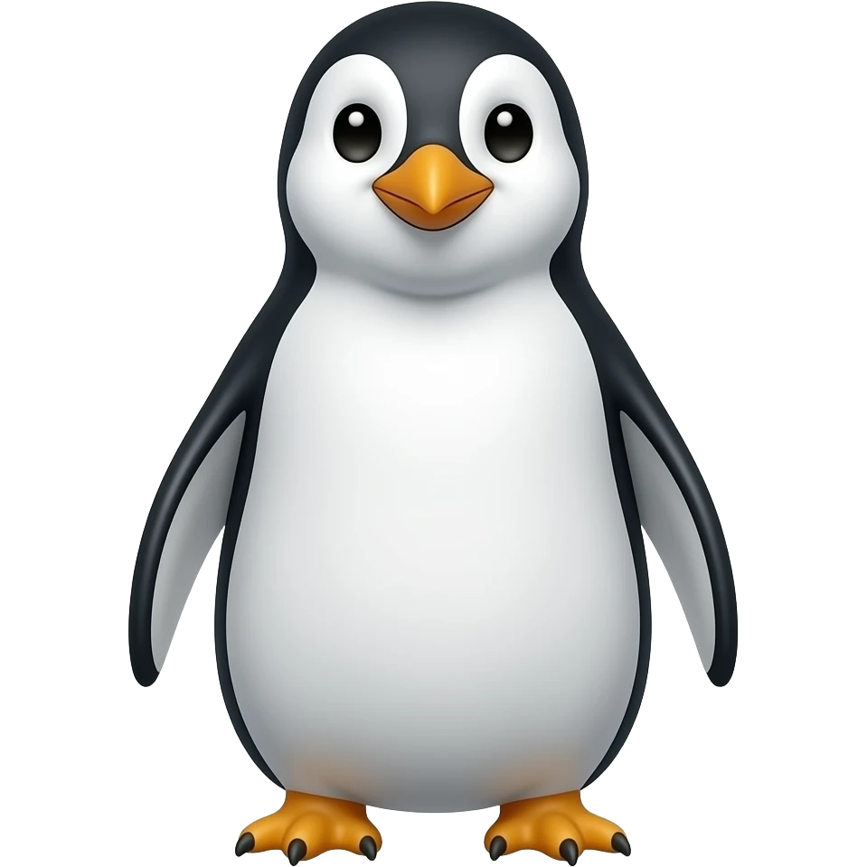 Beard Penguin emoji