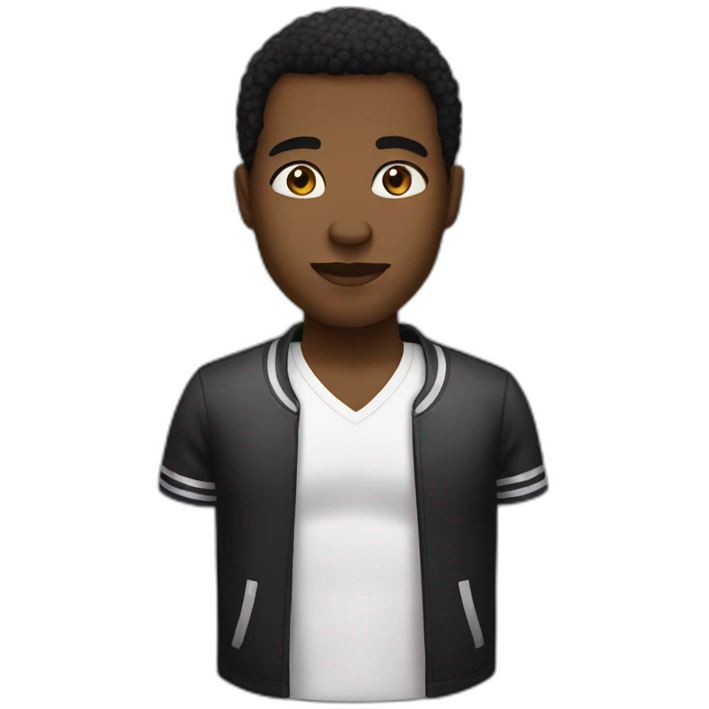 African American in the club  emoji