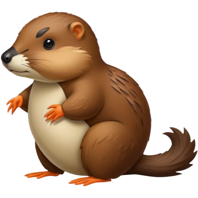 Haz un ornitorrinco es como cuerpo de nutria tiene pico cola de castor y patas de pato emoji