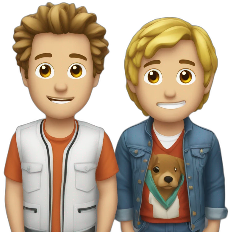 Mcfly et Carlito emoji