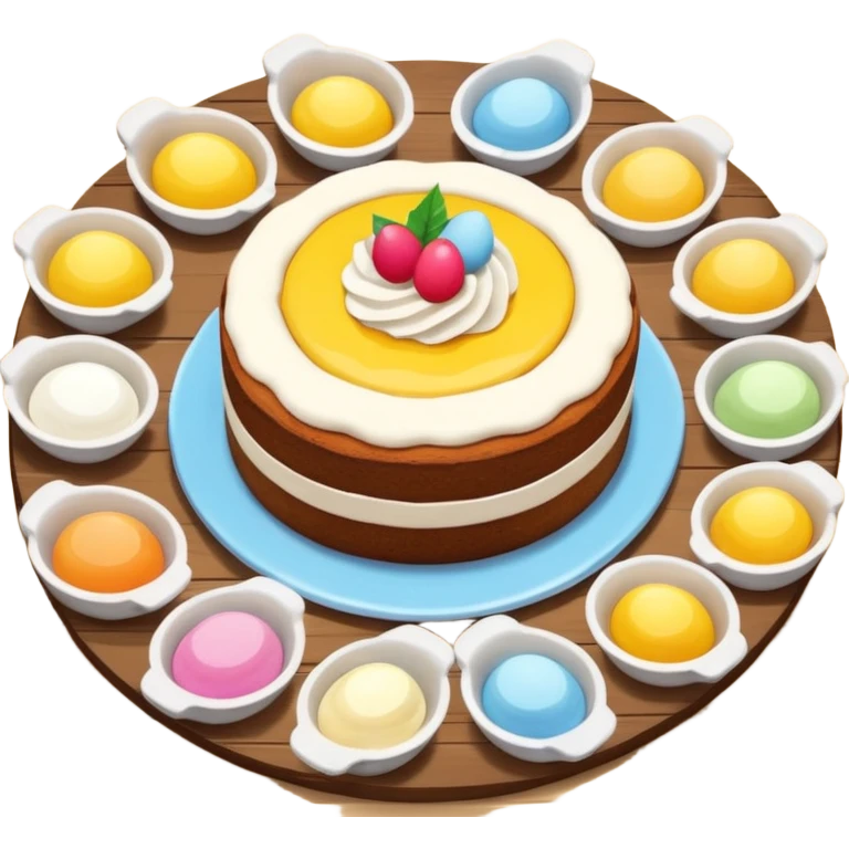cake baking ingredients emoji