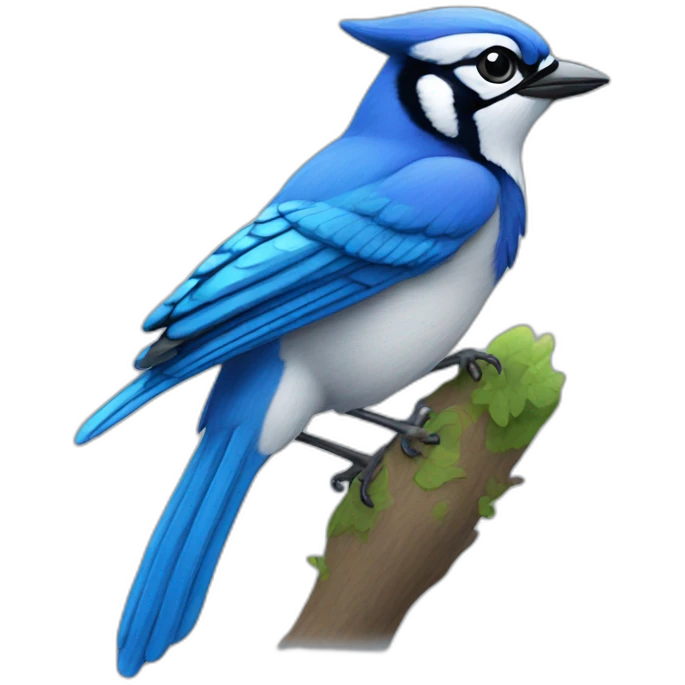rainbow bluejay emoji