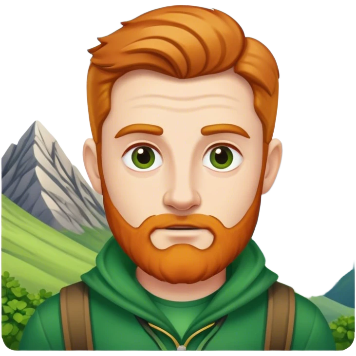 Irishman on a mountain emoji
