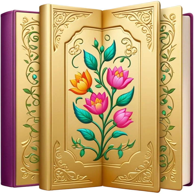 Blooming fantasy book emoji