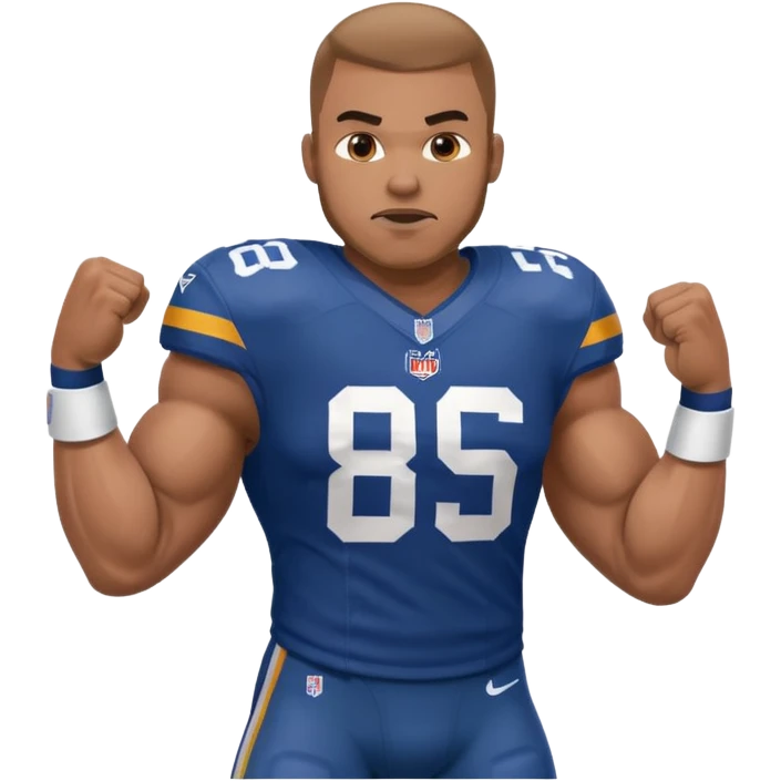 NFL players jersey emoji