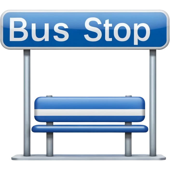 Bus Stop Signboard emoji