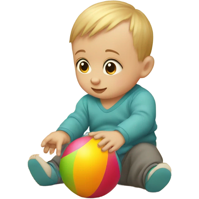 baby and ball  emoji