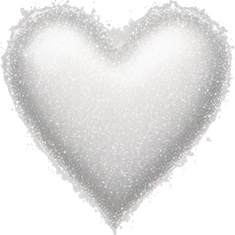 White sparkly heart emoji