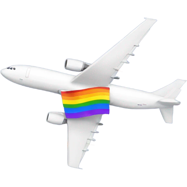 Gay plane emoji