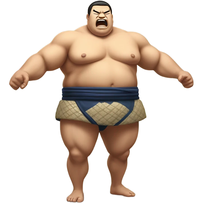 Sumo wrestler singer emoji