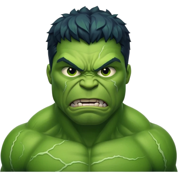 Angry hulk emoji