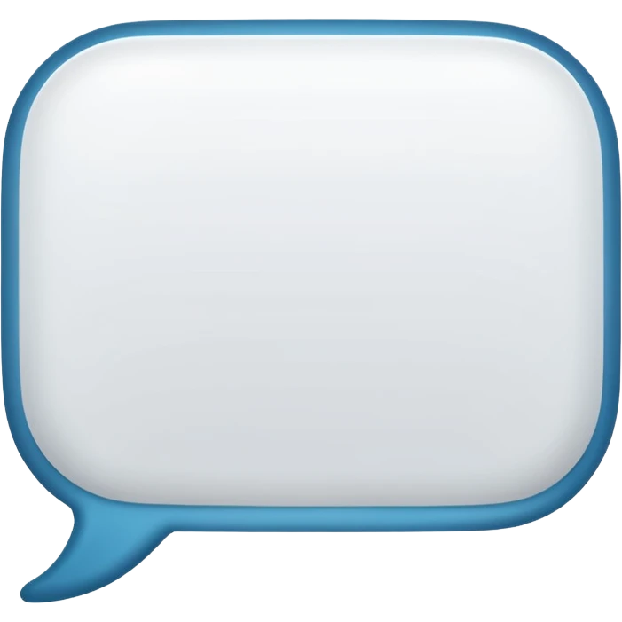 comment bubble emoji