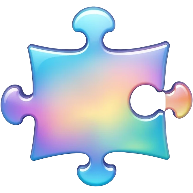 Generate an emoji that symbolizes a 'Symphony of Clarity and Elegance.' The emoji should reflect the transformation of complexity into simplicity, like a puzzle piece fitting perfectly, or a flower blooming from a tangled vine, symbolizing problem-solving and beauty. emoji
