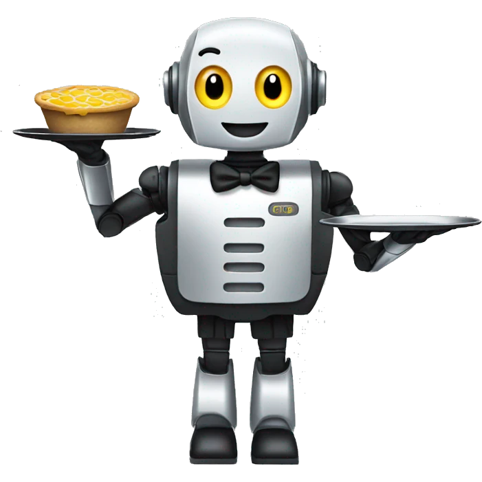robot waiter emoji