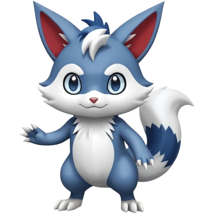 Furret-Meowstic-Zangoose-Hybrid (Full body) emoji