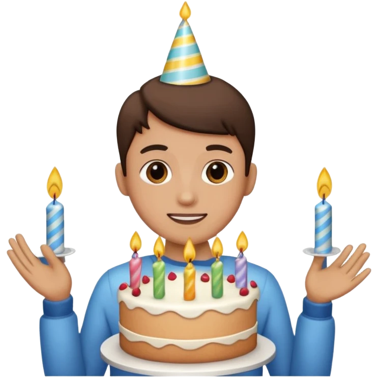 Happy birthday love emoji