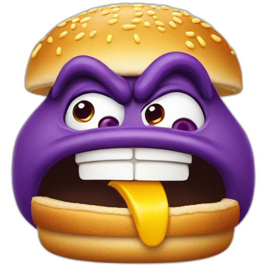 McDonald’s grimace emoji