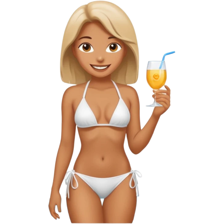 Sexy girl bikini emoji