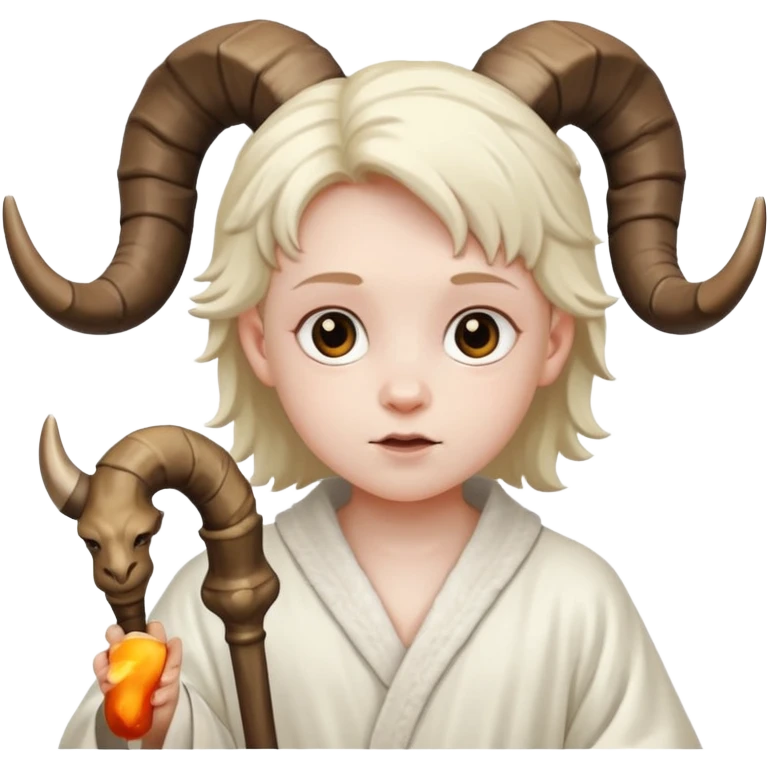 CHILD WITH RAM HORNS emoji