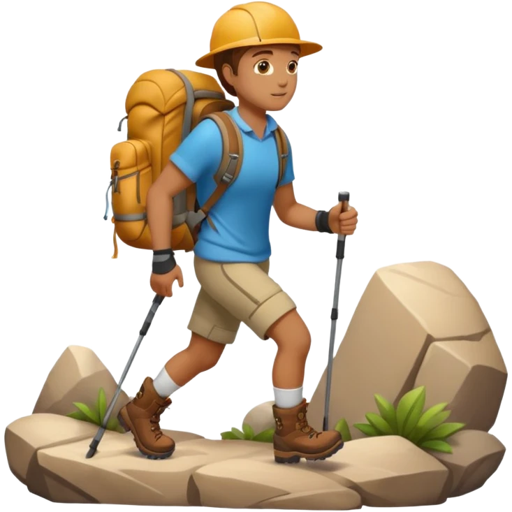 Hiking emoji