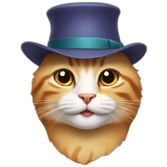cat in a hat emoji