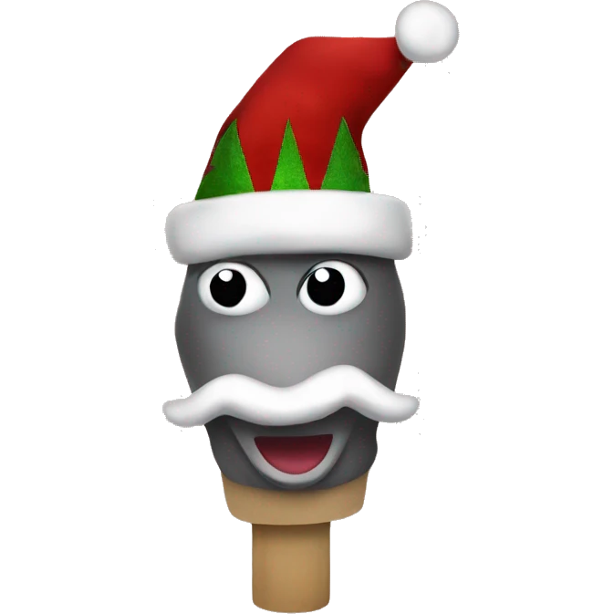 Xmas sock puppet emoji