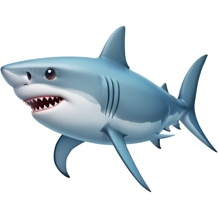 Shark learns to swim  emoji