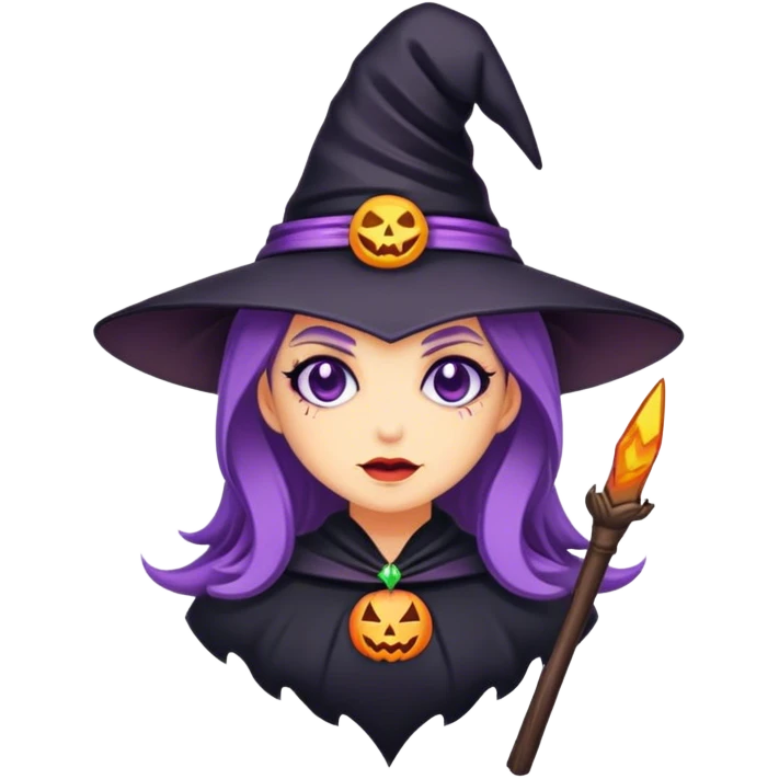 Witchy stickers emoji