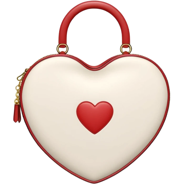 chanel heart shape bag plain white emoji