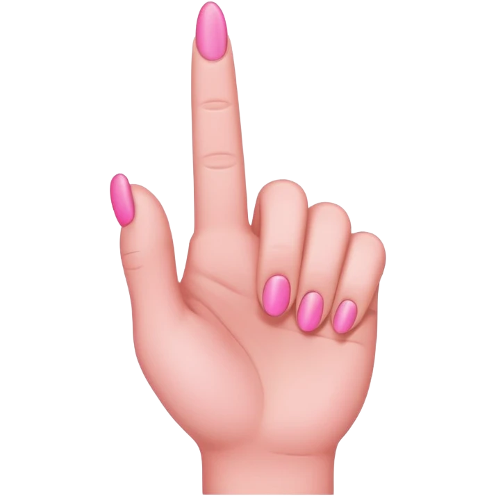 pink middle finger emoji | AI Emoji Generator