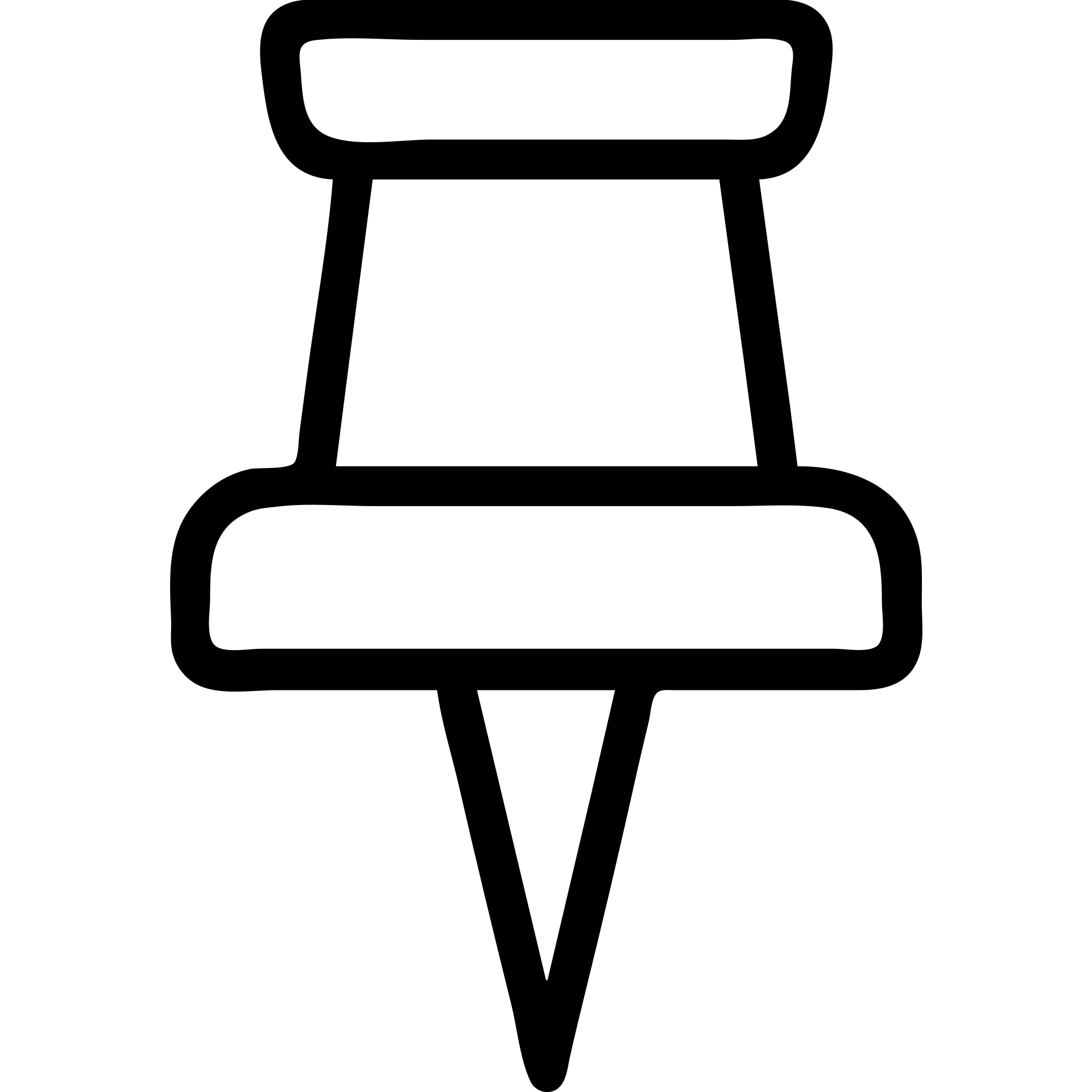 pink pin board outlined icon style emoji