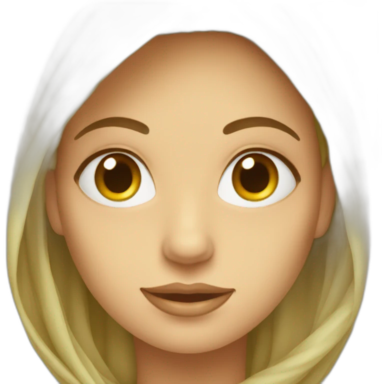 femme avec un voile emoji