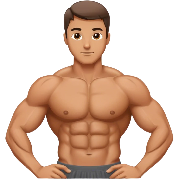 man obliques exercise emoji
