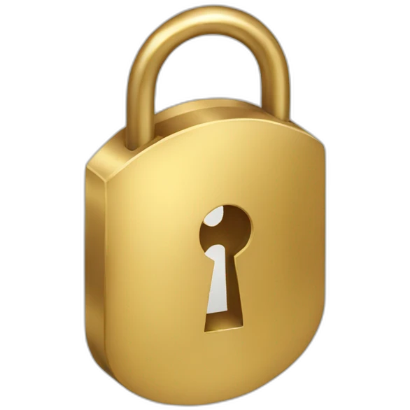 unlocked golden lock emoji