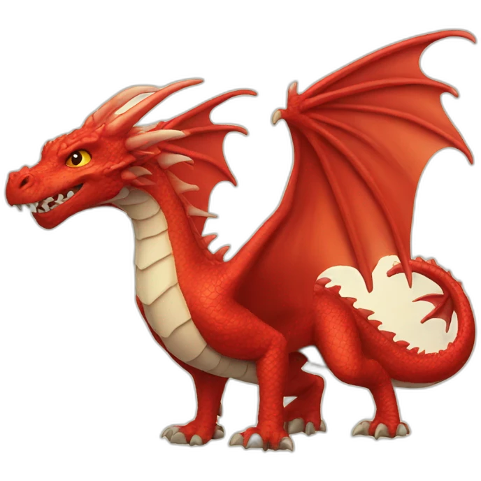 Red dragon emoji