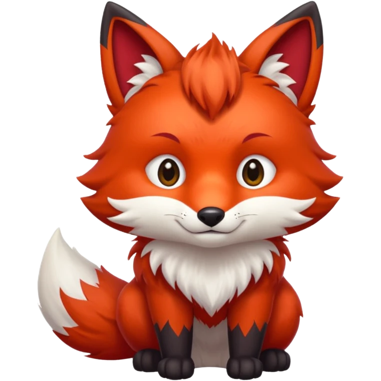 crimson brave fox emoji
