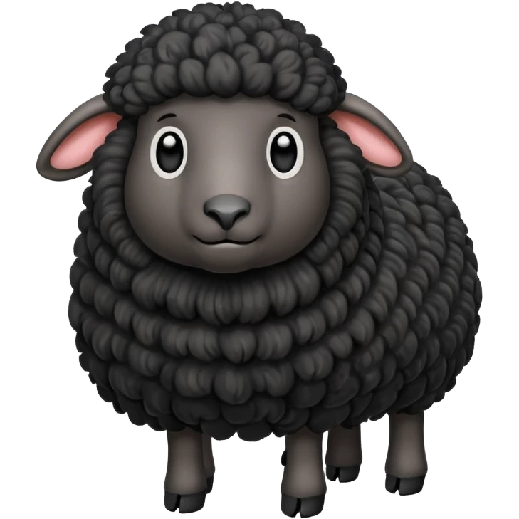 Black sheep emoji