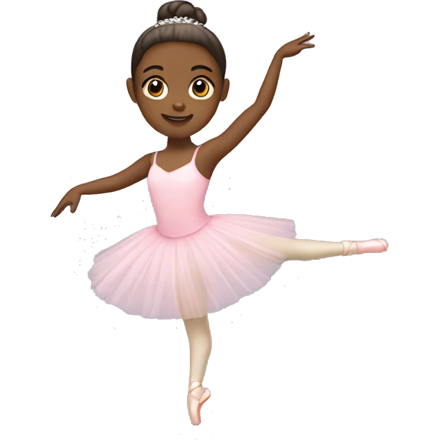 A ballerina  emoji