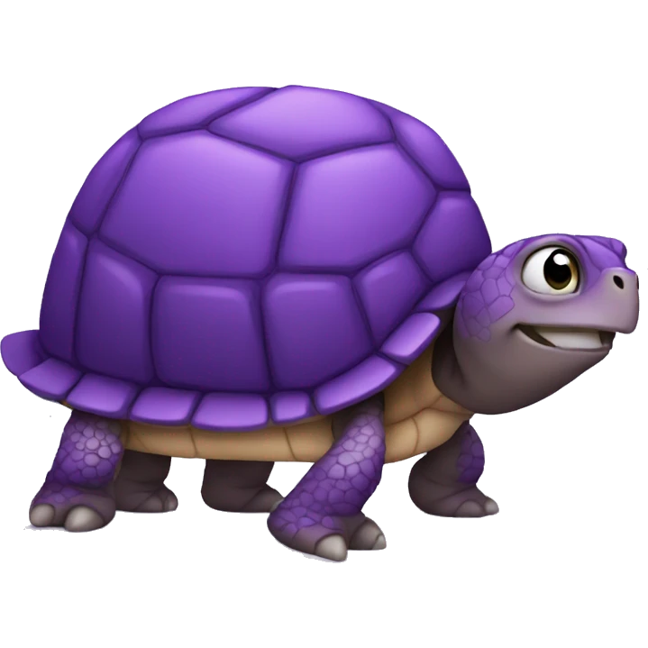 Purple turtle emoji