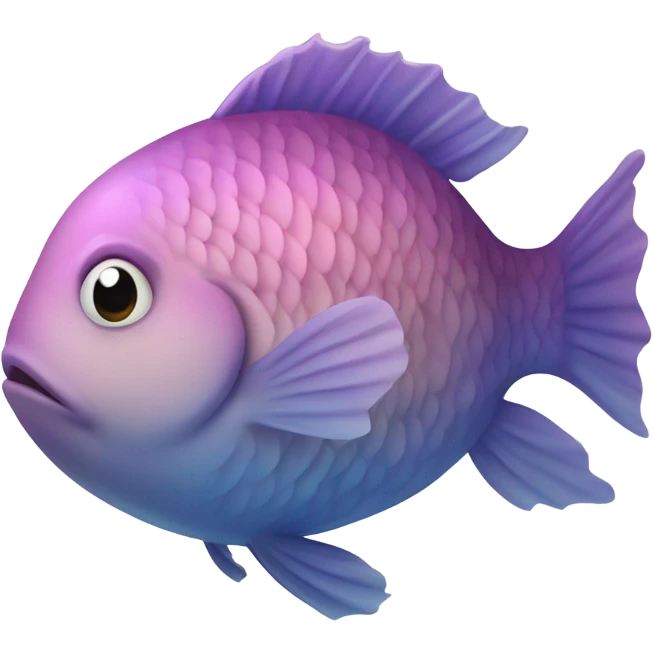 a fat fish emoji