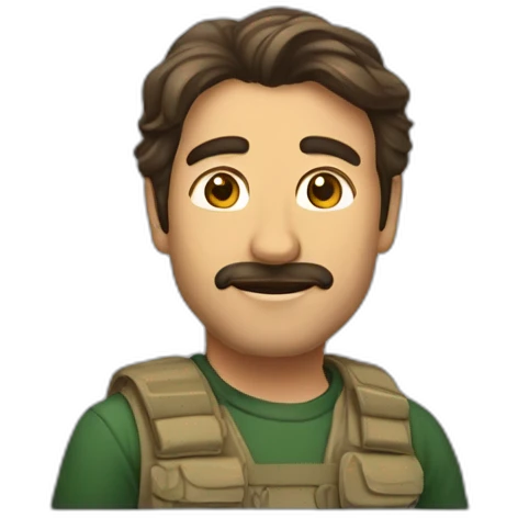 یک ایموجی هکر که در حال خندیدن است و یک هودی مشکی به تن دارد emoji